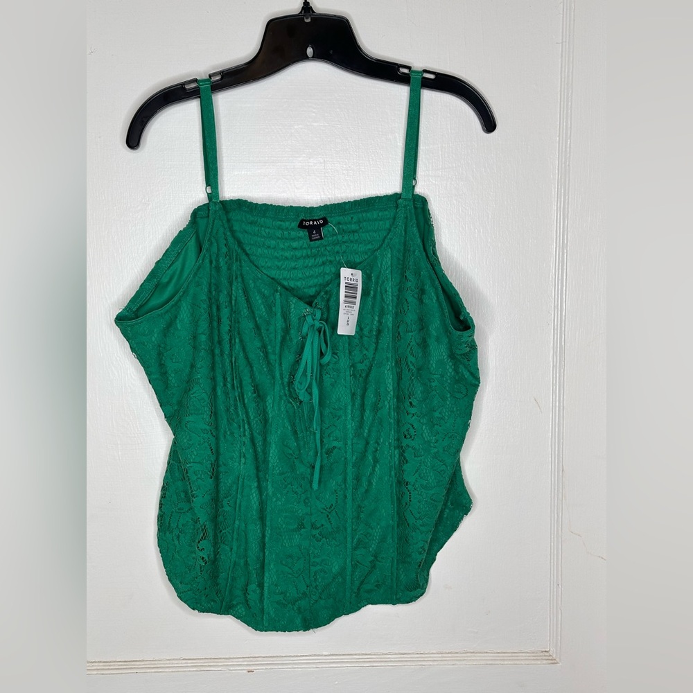 Torrid Lace Corset Crop Top size 4